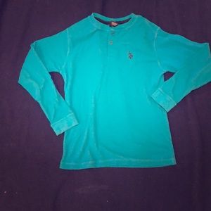 Ribbed Polo long sleeve